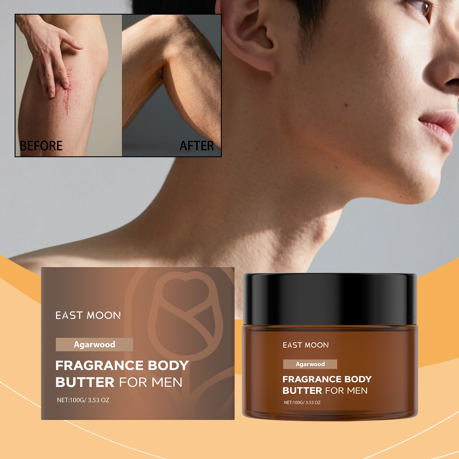 Body Lotion - โลชั่นบำรุงผิวกายสำหรับผู้ชาย กลิ่นหอม ช่วยเพิ่มความชุ่มชื้น ไม่เหนียวเหนอะหนะ กลิ่นหอมติดทนนาน สดชื่น