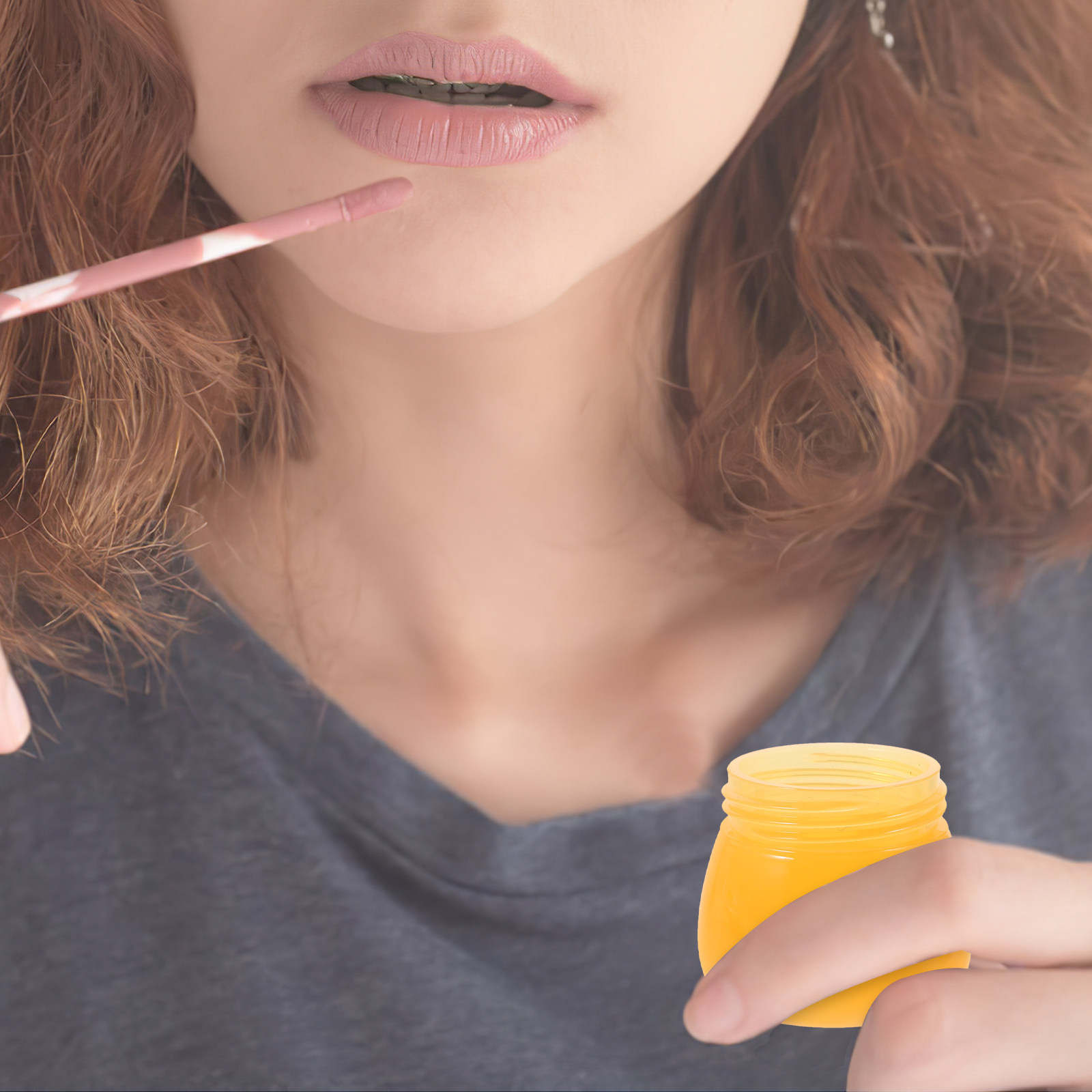 Lip Balm - กระปุกครีมเปล่าขนาดเล็ก 6G แบบเติมได้ พร้อมฝาปิด สำหรับลิปบาล์ม ครีม