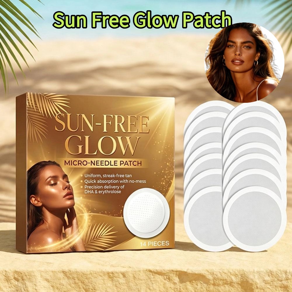 Skincare Glowing - แผ่นแปะผิวแทนไม่ต้องโดนแดด 14 ชิ้น สำหรับผู้หญิง บำรุงผิวกาย ช่วยให้ผิวกระจ่างใส