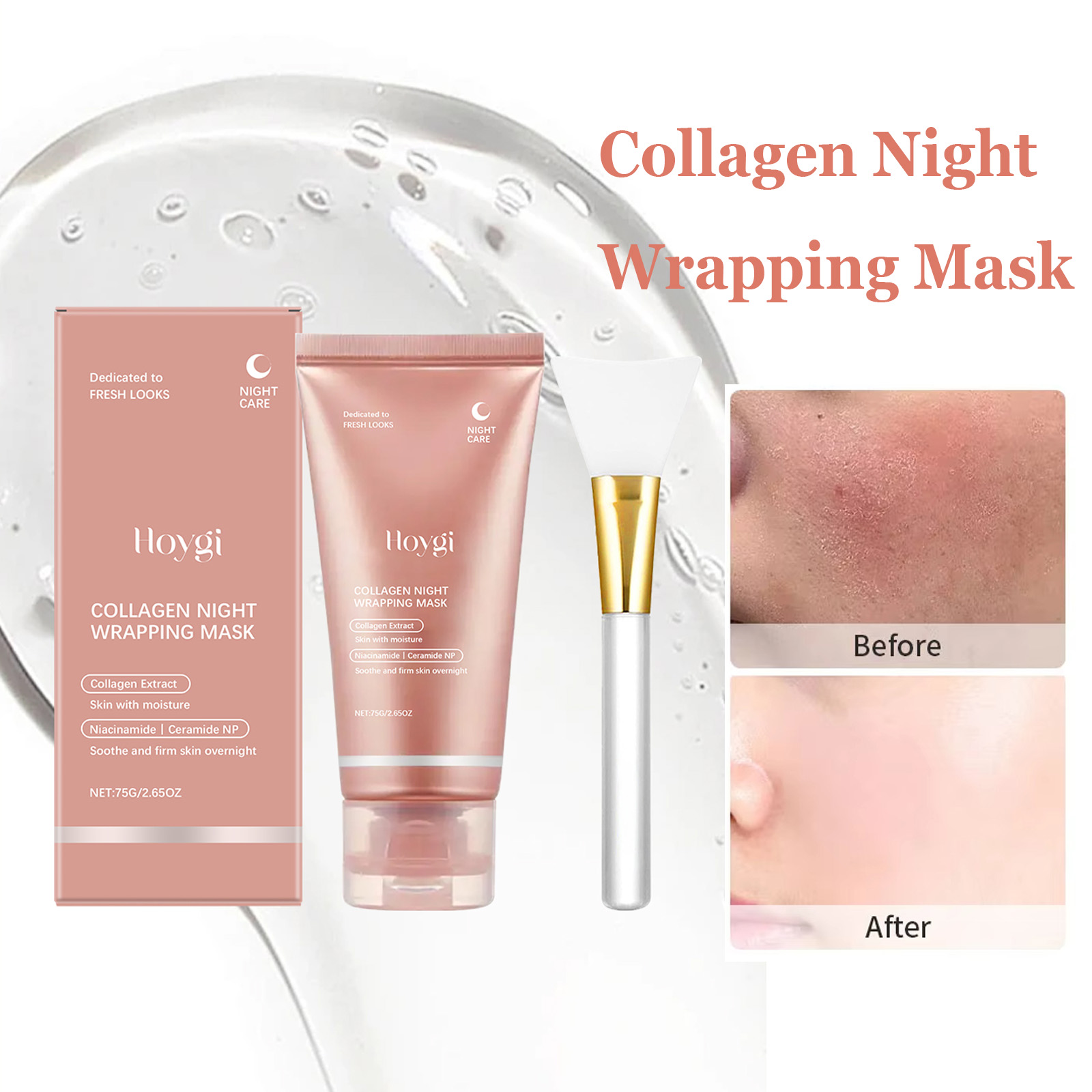 คอลลาเจน พีล ออฟ มาส์ก ไนท์ แร - Face Mask Skincare บทวิจารณ์และราคา