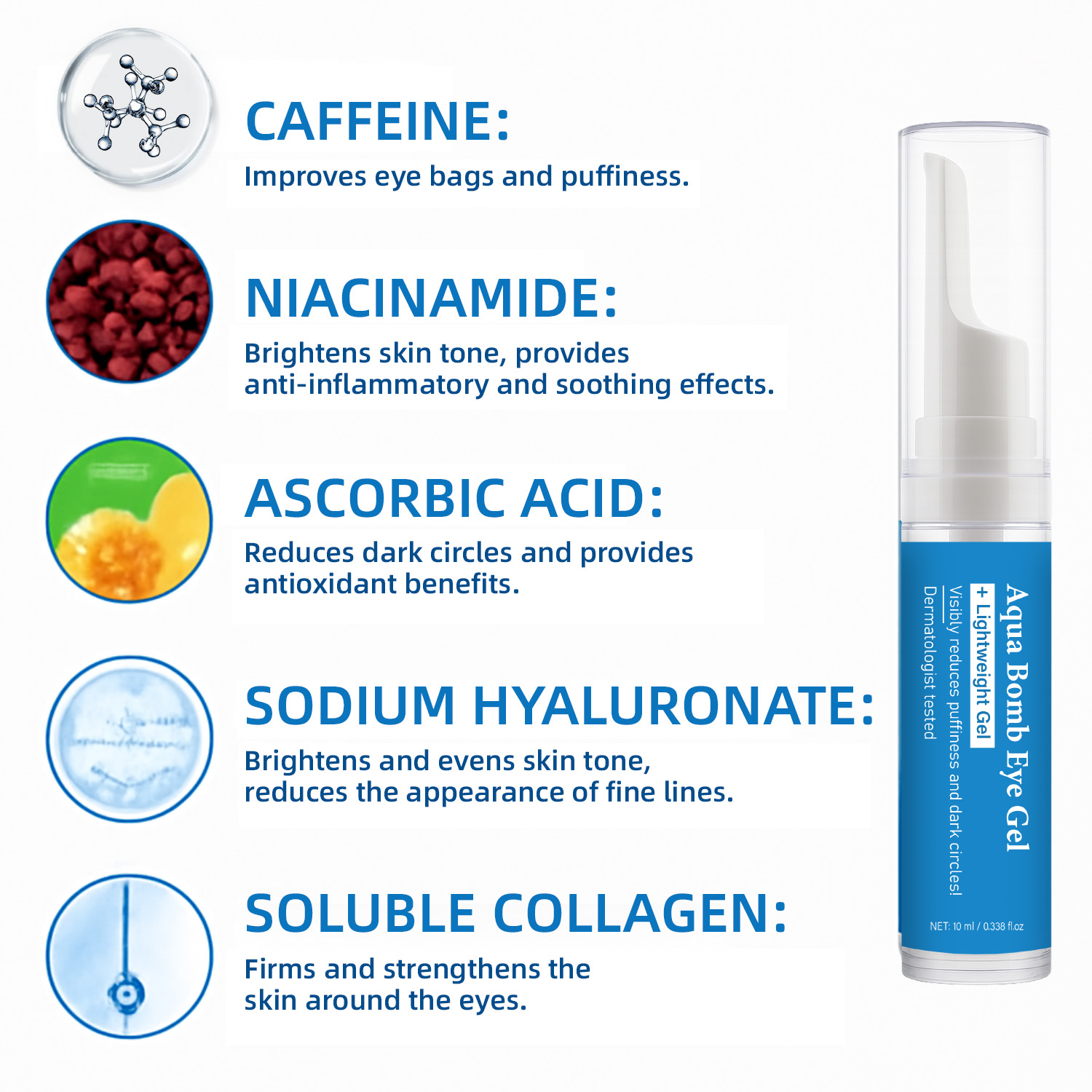 เจลบำรุงรอบดวงตา Aqua Cooling  - Vitamin C Serum บทวิจารณ์และราคา