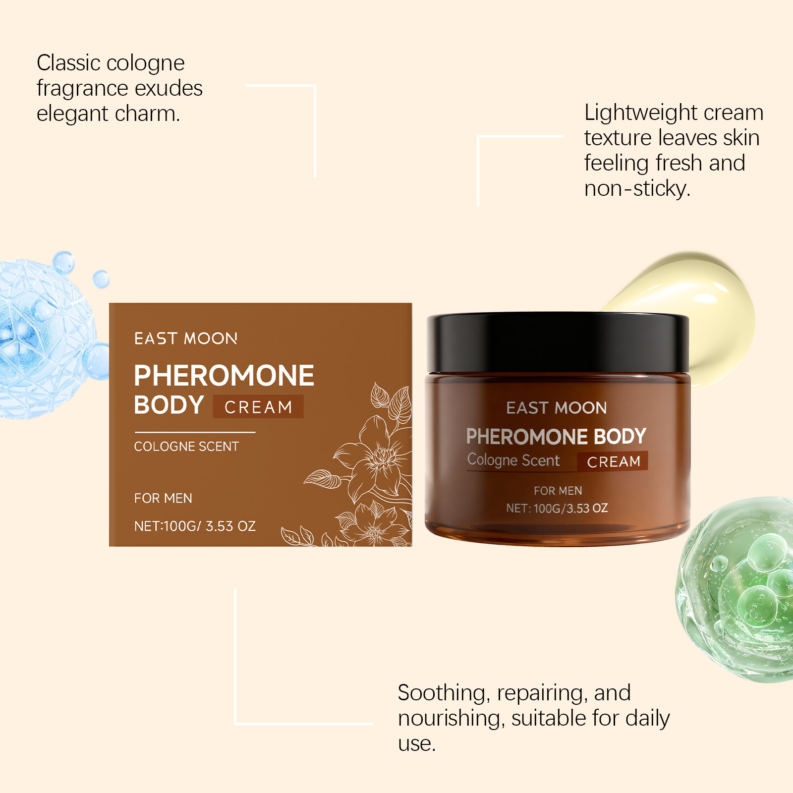 โลชั่นบำรุงผิว East Moon Men ก - Body Lotion บทวิจารณ์และราคา